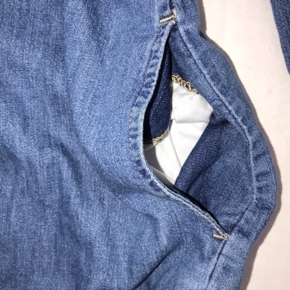 Gap Denim Long Sleeve Dress - Picture 7 of 8